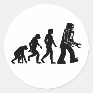 Adesivo Robot Evolution Sticker