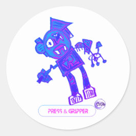 Adesivo Robot Press & Gripper Sticker
