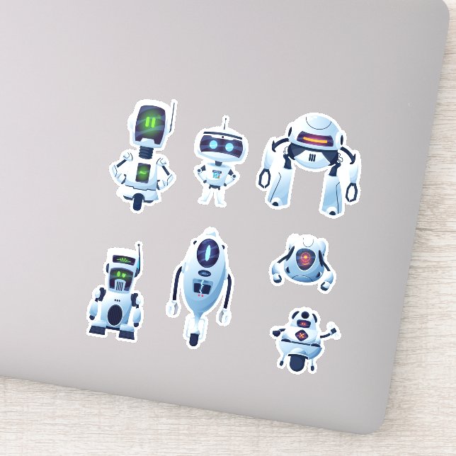 Adesivo Robots Vinyl Stickers (Detalhe)