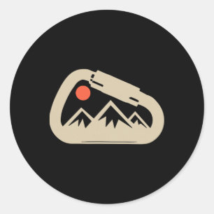 Adesivo Rocha de escalada Bouldering Escalar Mosquetão Esc