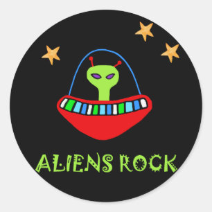Adesivo rocha dos aliens!