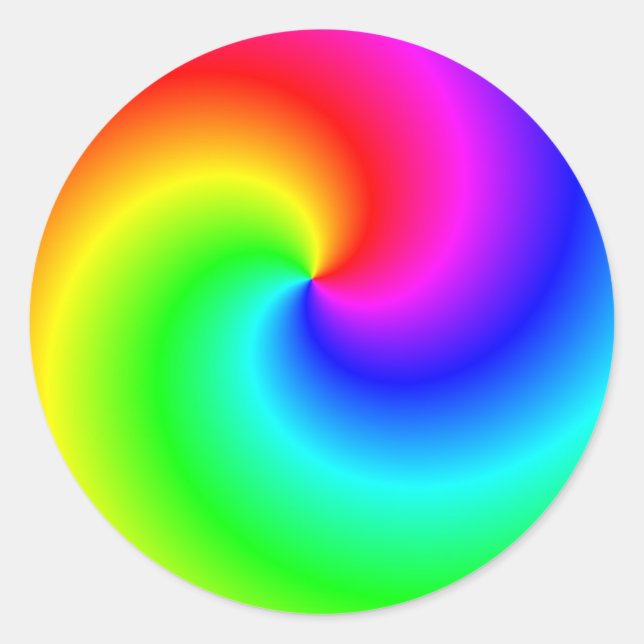 Adesivo Rochas brilhantes do arco-íris (Frente)