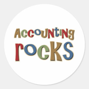 Adesivo Rochas da contabilidade