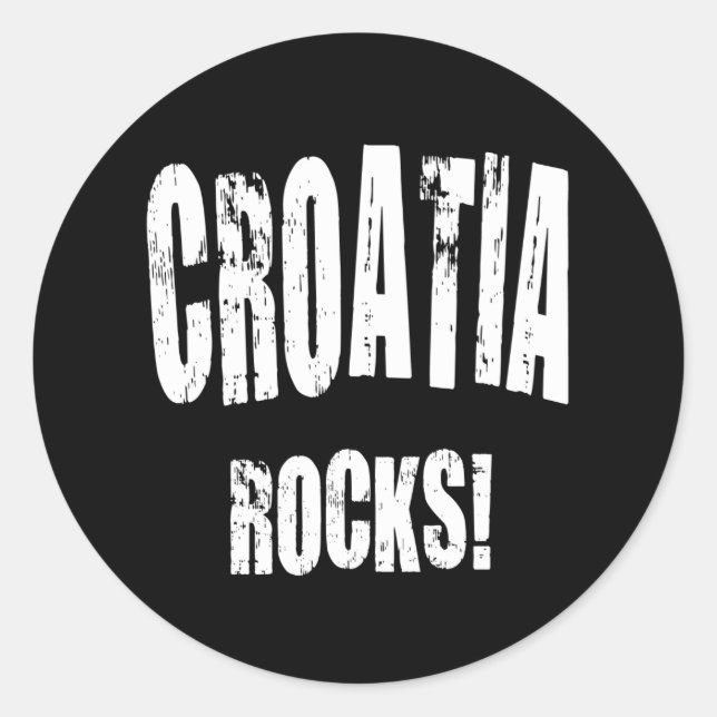 Adesivo Rochas da Croácia! (Frente)