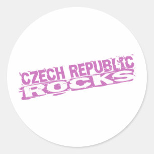Adesivo Rochas da república checa