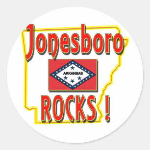 Adesivo Rochas de Jonesboro! (vermelho)