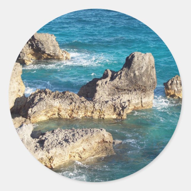 Adesivo Rochas na praia de ferradura (Frente)