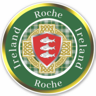 Adesivo Roche Irish Shield/Celtic Cross Personalizado