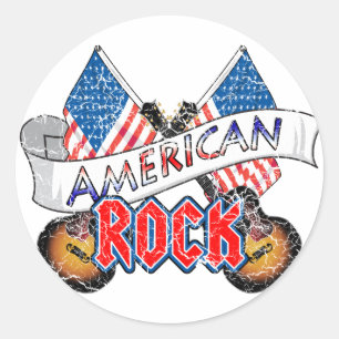 Adesivo Rock Americano
