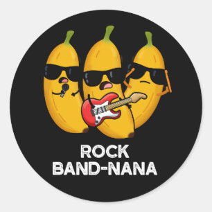 Adesivo Rock Banda Nana Funny Banana Pun