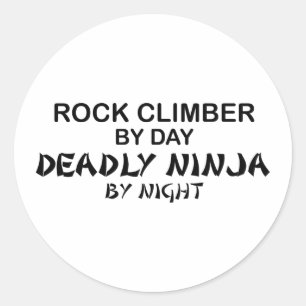 Adesivo Rock Climber Morte Ninja por Noite