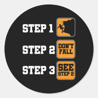 Adesivo Rock Climbing Steps Mountain Hiking Camping Nature