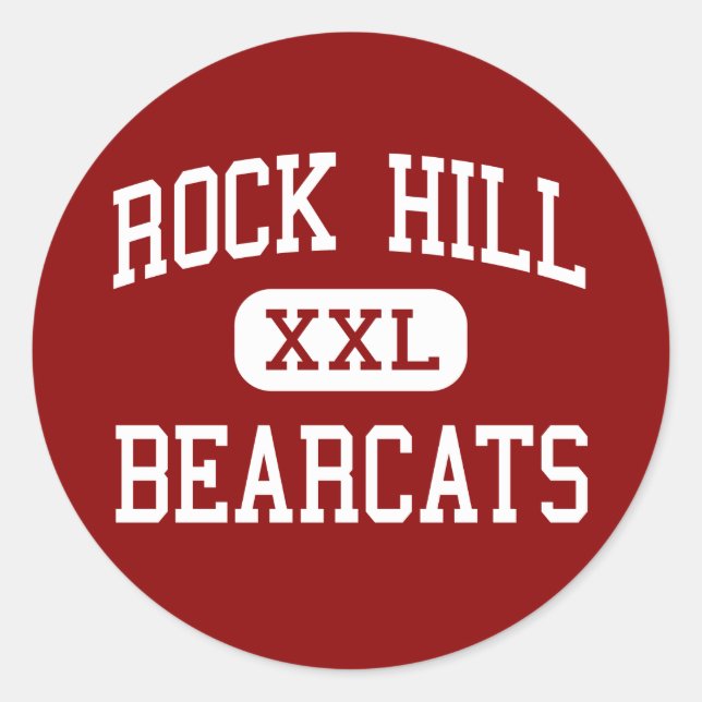 Adesivo Rock Hill - Bearcats - High - Rock Hill (Frente)