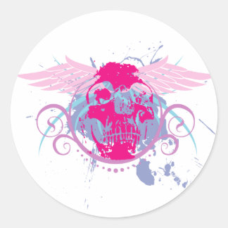 Adesivo Rock=Life 'Miss Trendskull' White Sticker