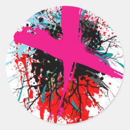 Adesivo Rock=Life 'Rated' White Sticker