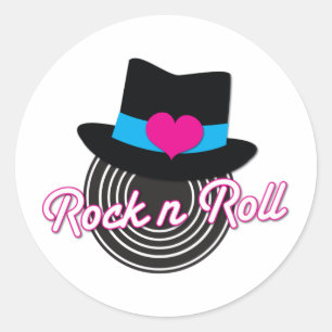 Adesivo Rock n Roll hat