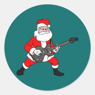 Adesivo Rock N Roll Papai Noel