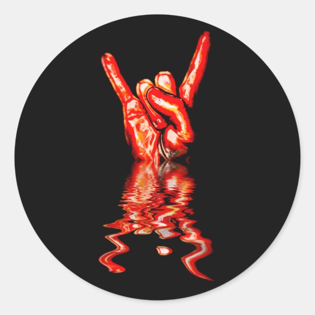 Adesivo Rock On! (Frente)