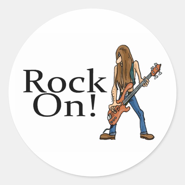 Adesivo Rock On (Frente)