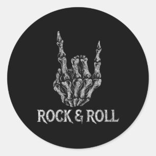 Adesivo Rock On Banda Para As Mulheres Rock And Rols Para 