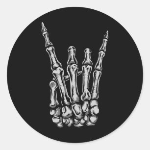 Adesivo Rock On Banda Para As Mulheres Rock And Rols Para 