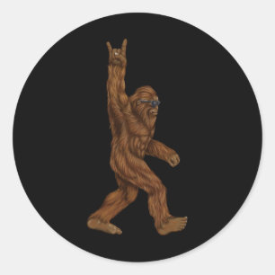 Adesivo Rock On Bigfoot Sasquatch Adora Rock And Roll Sung