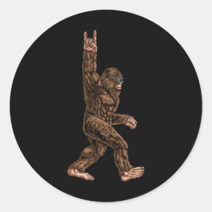 Adesivo Rock On Bigfoot Sasquatch Adora Rock And Roll Sung