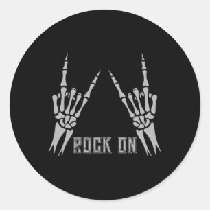 Adesivo Rock On Bynd Camisetas Para Mulheres Rock And Roll