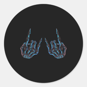 Adesivo Rock On Rock Star Buddy Concert - Halloween Skelet