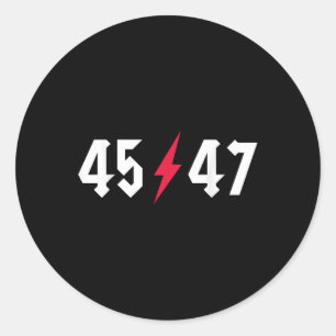 Adesivo Rock On Trump 45 47 Presidente Trump Rocks