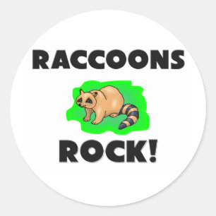 Adesivo Rock Raccoons