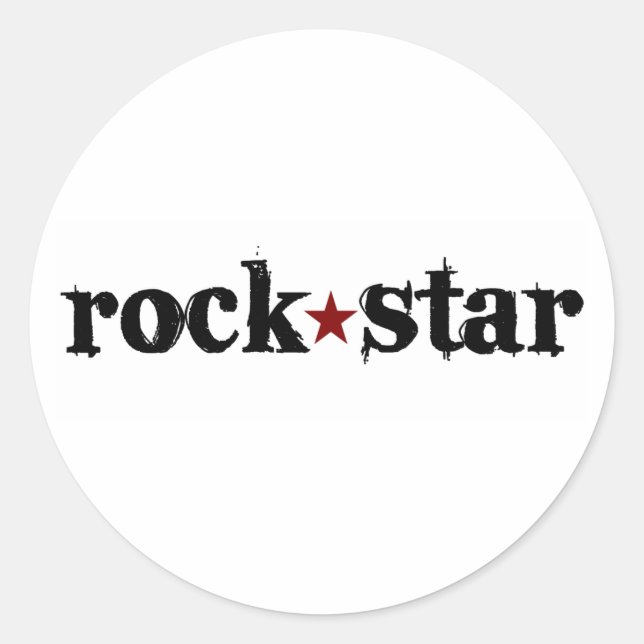 Adesivo Rock Star (Frente)