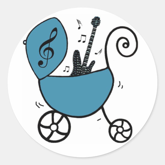 Adesivo Rock Star Baby Stickers (Frente)