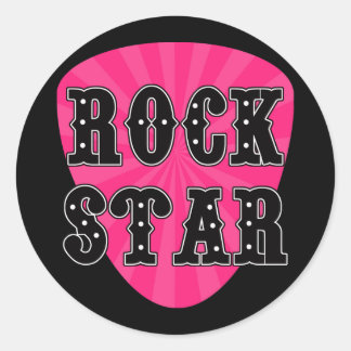 Adesivo Rock Star Guitar Pick