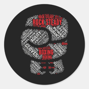Adesivo Rock Steady Boxing Glove Parkinsons