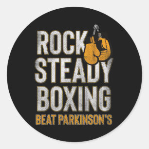 Adesivo Rock Steady Boxing Parkinson Autumn Luvas Vinta