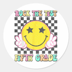 Adesivo Rock The Test Day 5 Teacher Grade 5º Grau Te