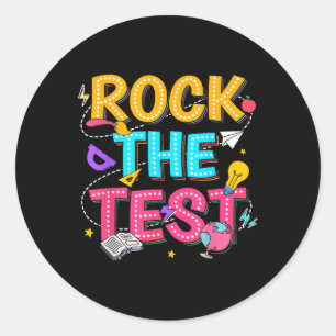 Adesivo Rock The Test Motivational Testing Day For Teacher