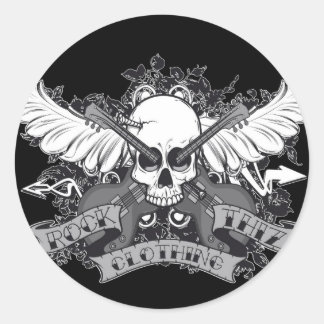 Adesivo Rock Thiz Clothing Skull & Wings Stickers