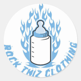 Adesivo Rock Thiz Clothing Stickers Blue Baby Botle