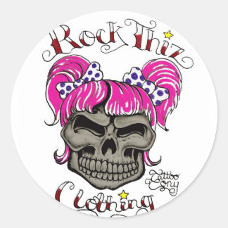 Adesivo Rock Thiz Clothing & Tattoo Tony Pink Ponytails