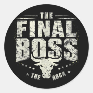 Adesivo Rock Vintage Music Boss Final White Design Diversã