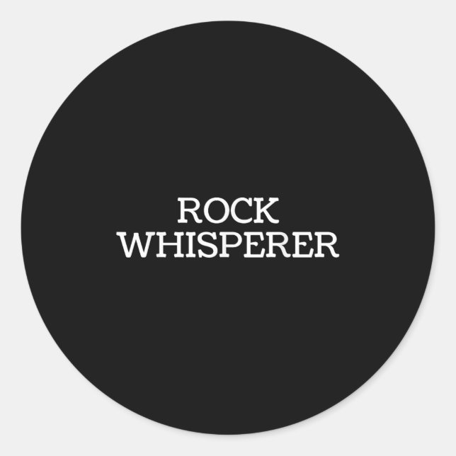 Adesivo Rock Whisperer - Funny Geologist Stone Rock Collec (Frente)