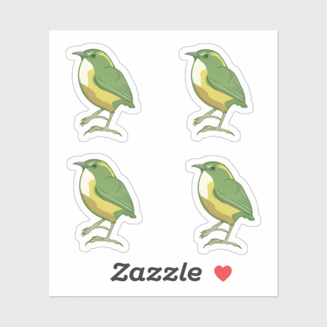 Adesivo Rock Wren (Folha)