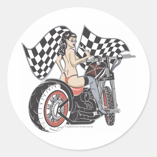 Adesivo Rockabilly Sticker (Frente)