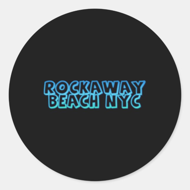 Adesivo Rockaway Beach Nova York (Frente)