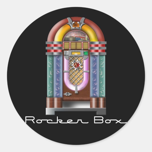 Adesivo Rocker Box Jukebox (Frente)