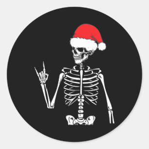 Adesivo Rocker Skeleton Rocha Sobre O Fato De Figurar No N