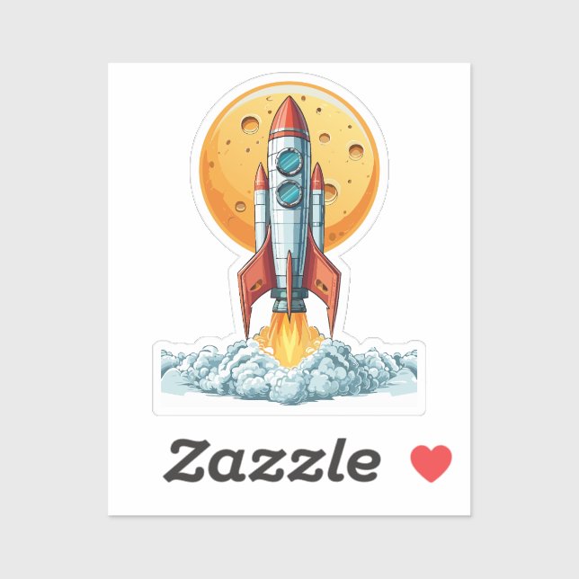Adesivo rocket (Folha)