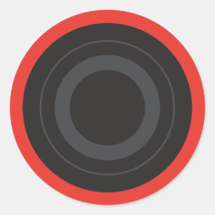 Adesivo Rockin' Red Pop Art Roller Derby Wheel